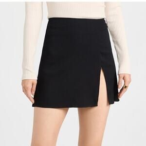 Reformation Margot Skirt in Black Size 0